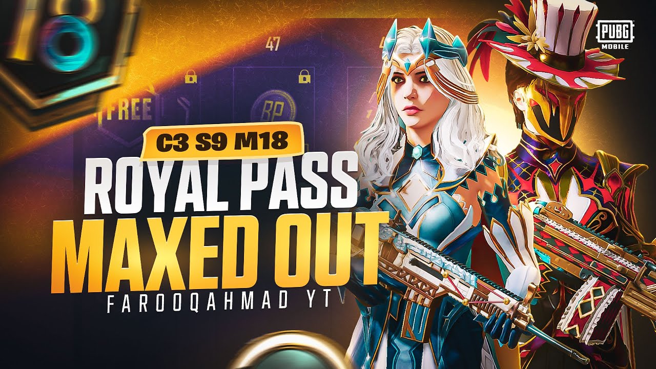 C3S9 M18 Royal Pass Maxing Out | 🔥 PUBG MOBILE 🔥