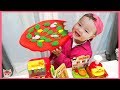 주방놀이 장난감 매운 피자 만들기 놀이! 카페놀이 kids food toys Pretend Play With Kitchen Play Set Nursery Rhymes Song