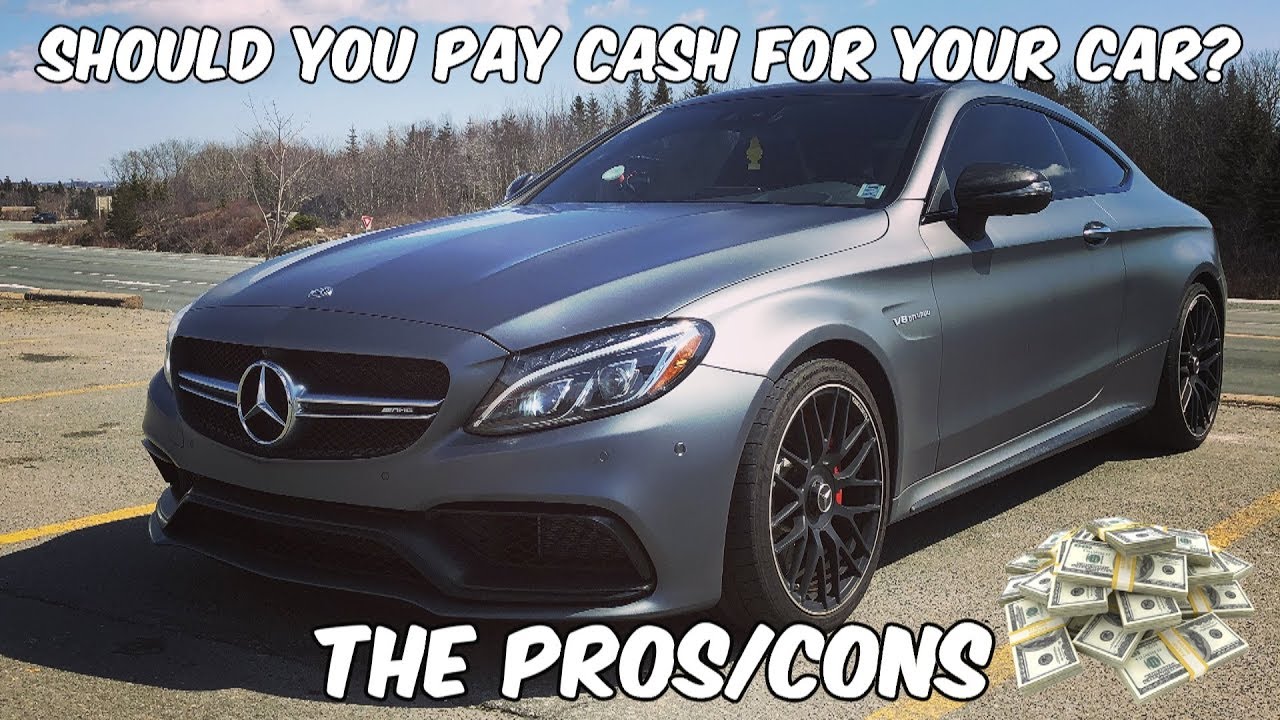 should you pay cash for a new car