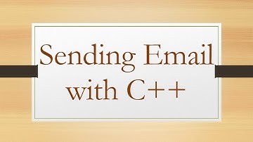 Sending Email with C++