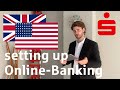 Setting up onlinebanking in english