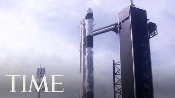 SpaceX Launches And Destroys Rocket In Astronaut Escape Test | TIME