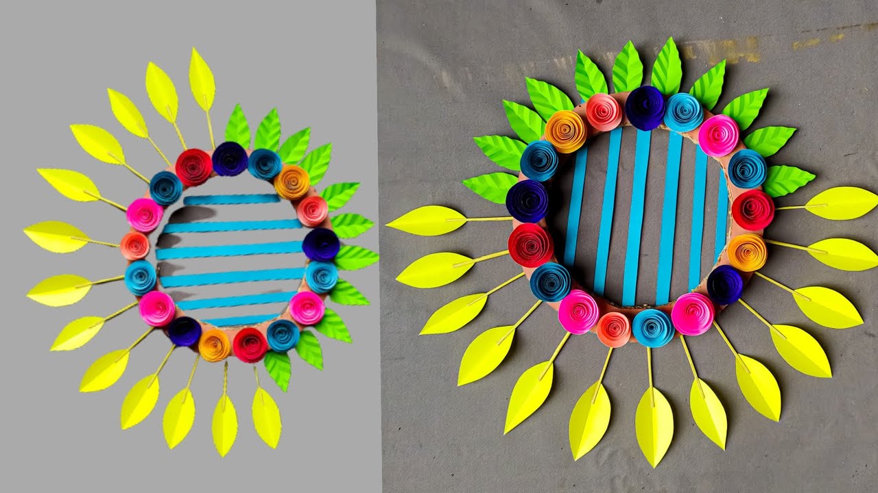 DIY Wall Hanging Craft Ideas With Paper Easy And Beautiful 20 YouTube