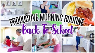 *New* Productive Mom Morning Routine | Our Back To School Morning Routine 2021