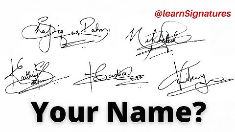 How to sign your name signature style All letter signature style. signature kaise kare aapka