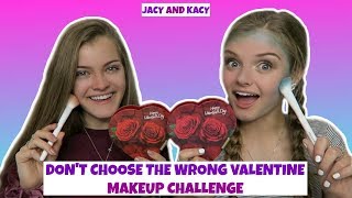 Don't Choose the Wrong Valentine ~ Makeup Challenge ~ Jacy and Kacy