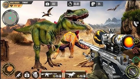 Dino Hunting Game 3D 2023 – Android Gameplay
