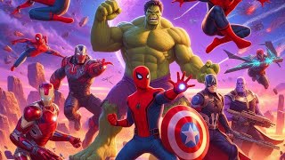 Marvel’s Avengers: Epic Battle with Spider-Man, Hulk, Iron Man and Captain America.Marvel gameplay.