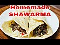 PORK SHAWARMA PINOY STYLE/HOMEMADE/EASY TO MAKE