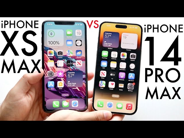 iPhone 14 Pro Max Vs iPhone XS Max! (Comparison) (Review)