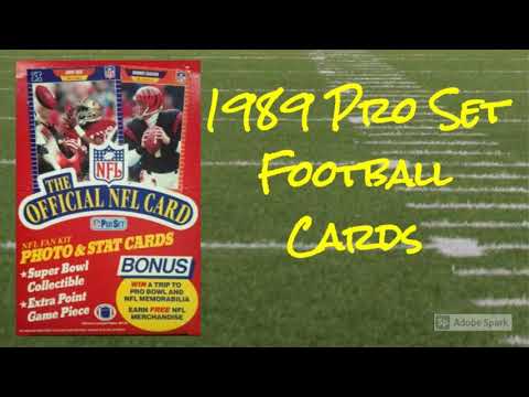1989 프로 세트 축구 카드-가장 가치있는 10 장