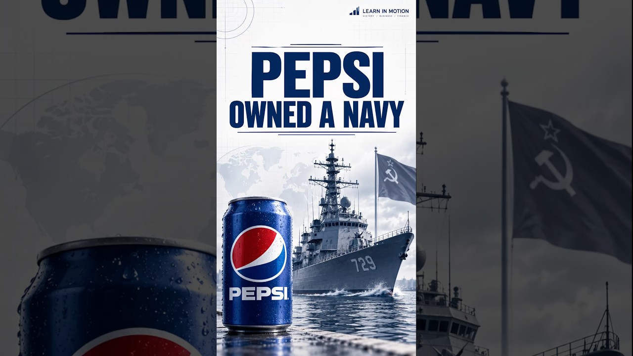Why Pepsi Ended Up Owning A Navy🤯 #pepsi #navy #finance #history