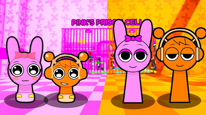 BABY SPRUNKI OREN AND BABY PINKI ESCAPE OREN AND PINKI PRISON RUN IN ROBLOX