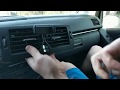 Mercedes B class Vents and Radio removal DIY