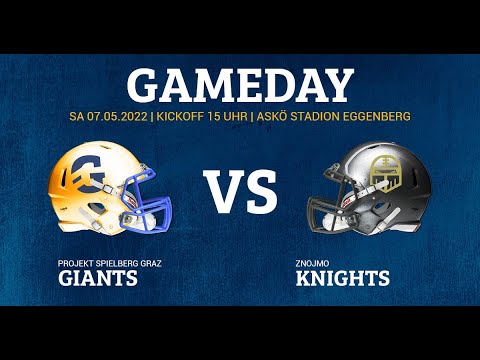 AFL: PROJEKT SPIELBERG Graz Giants vs Znojmo Knights