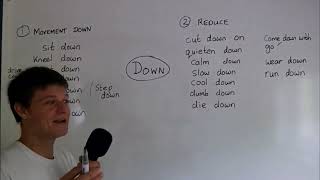 Down Phrasal Verbs (part 1)