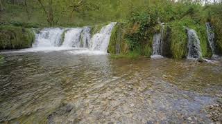 8 Hours of Powerful Water - Relax watching an English waterfall and river. NO MUSIC ASMR