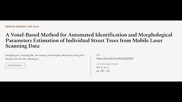 A Voxel-Based Method for Automated Identification and Morphological Parameters Estima... | RTCL.TV