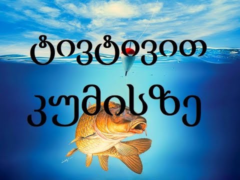 თევზაობა ტივტივით კუმისის ტბაზე