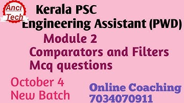 Kerala psc Engineering assistant New batch October 4 commense....... Module 2 Mcq discussion ✌✌✌✌