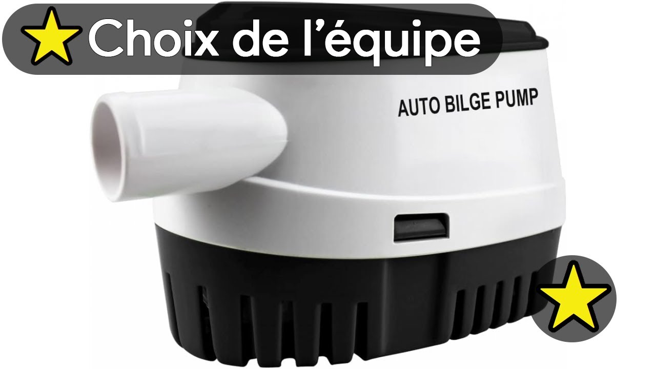Pompe De Cale Automatique Seaflo 750GPH 12V - Pompe Submersible Bateau Avec Interrupteur Flotteur Intégré