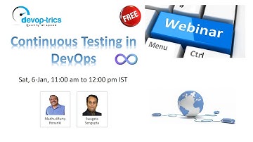 DevOps Tutorial for Beginners - Webinar - Continuous Testing in DevOps