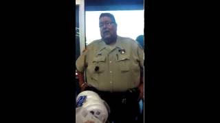 Fatass bully cop gets owned at Walmart!