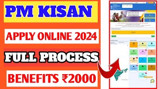 PM Kisan Online Apply 2024//Online PM Kisan Apply Full Process//Apply Now|||Benefits ₹2000 🤑🤑 screenshot 2