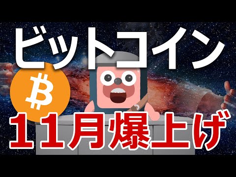 ビットコインは今年11月に爆上げるのか予想します