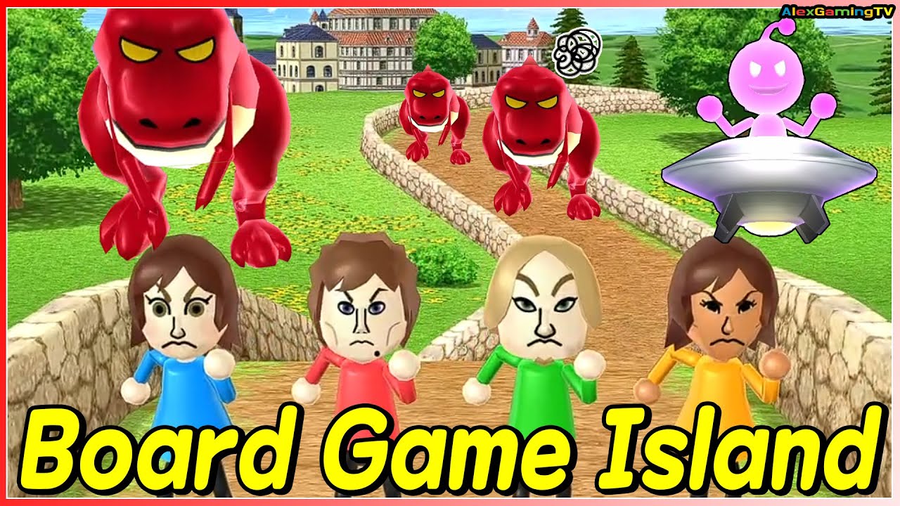 Wii Party Board Game Island Master Com Donna Vs Pierre Vs Eddy Vs Yoko Alexgamingtv Youtube