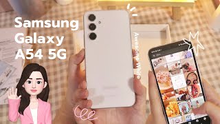 Unbox | Samsung galaxy A54 5G 256GB Awesome white☁ ถูกใจสายมินิมอล✨