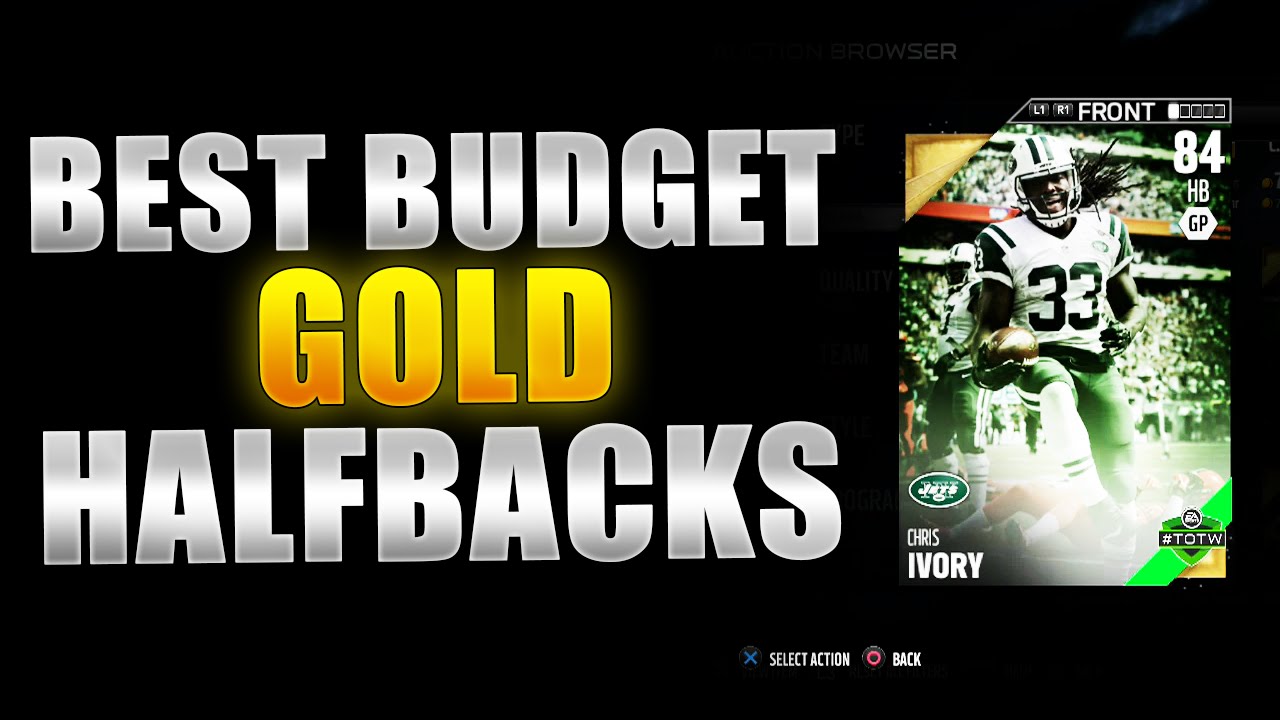 Madden 16 Mut | Best Budget Gold Halfbacks |