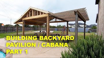 Building Backyard Patio with Lean-to and Pergola - Part 1