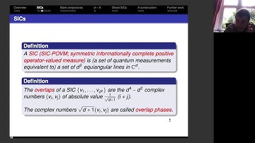 Gene Kopp, SIC-POVM existence and the Stark conjectures, 2020.06.09