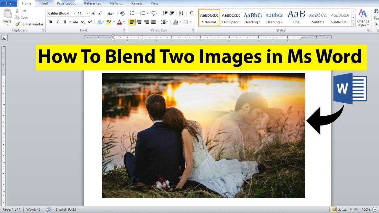 How To Overlay Images In Microsoft Word