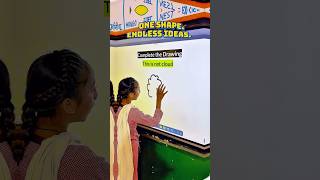 🎨 One Shape, Endless Ideas Activity – What Can You Create? ✨🧠 #shotrs #ytshorts #activity