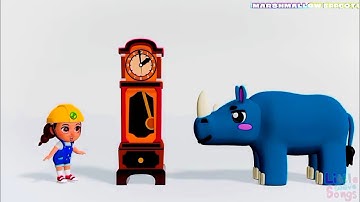 HICKORY DICKORY DOCK  ||  RHINO, WHAT ARE YOU PLANNING? - LITTLE GIRL