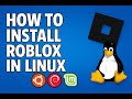 How to install roblox in linux