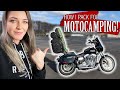 MOTORCYCLE CAMPING GEAR! What I pack on my Harley Davidson!