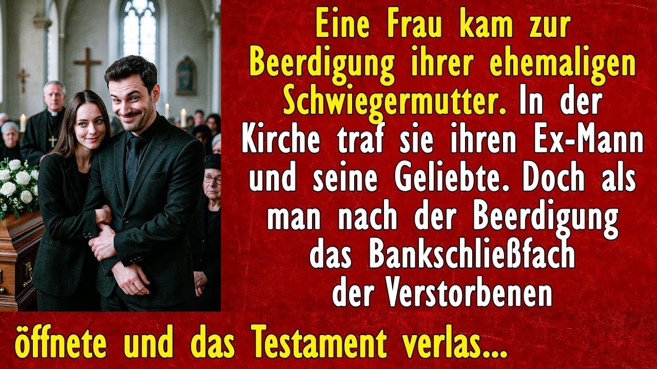 In der Kirche traf die Frau ihren Ex Mann und seine neue Partnerin  Doch als das Bankschließfach
