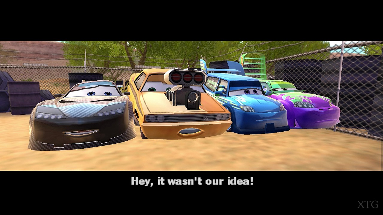 [#0] Автомобили - Все катсцены, геймплей на PS2 в HD (PCSX2)