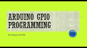 Arduino GPIO Programming