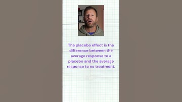The 4 principles of experimental design - Part 1 Comparison #apstats