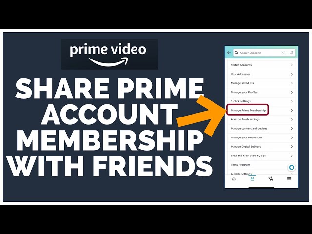 How to Share  Prime with Your Family and Friends