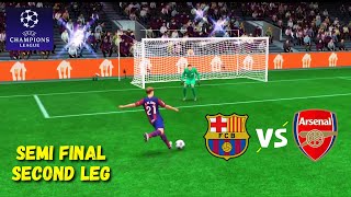 Fifa 24 | FC Barcelona vs Arsenal | Champions League SemiFinals  | Second Leg