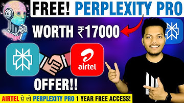 Get Perplexity Ai Pro FOR FREE in Minutes! 😱| FREE 12 Months Perplexity Pro Ai Airtel Thanks Offer!
