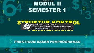 DASAR PEMROGRAMAN | MODUL 2-STRUKTUR KONTROL PERCABANGAN (Dwi Kusuma Ningrum)