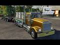FS19 - Freightliner FLD120 HOOKLIFT - NEW TRUCK MOD for Farming Simulator 2019 ROLEPLAY MOD