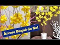 Árvore Buquê do Sol | feita de e.v.a com galho seco.