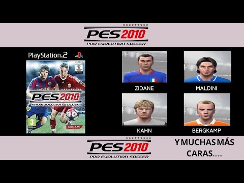 PES 2010 PS2 - CARAS OCULTAS DE LOS EQUIPOS CLÁSICOS QUE PUEDES DESBLOQUEAR Y EDITAR